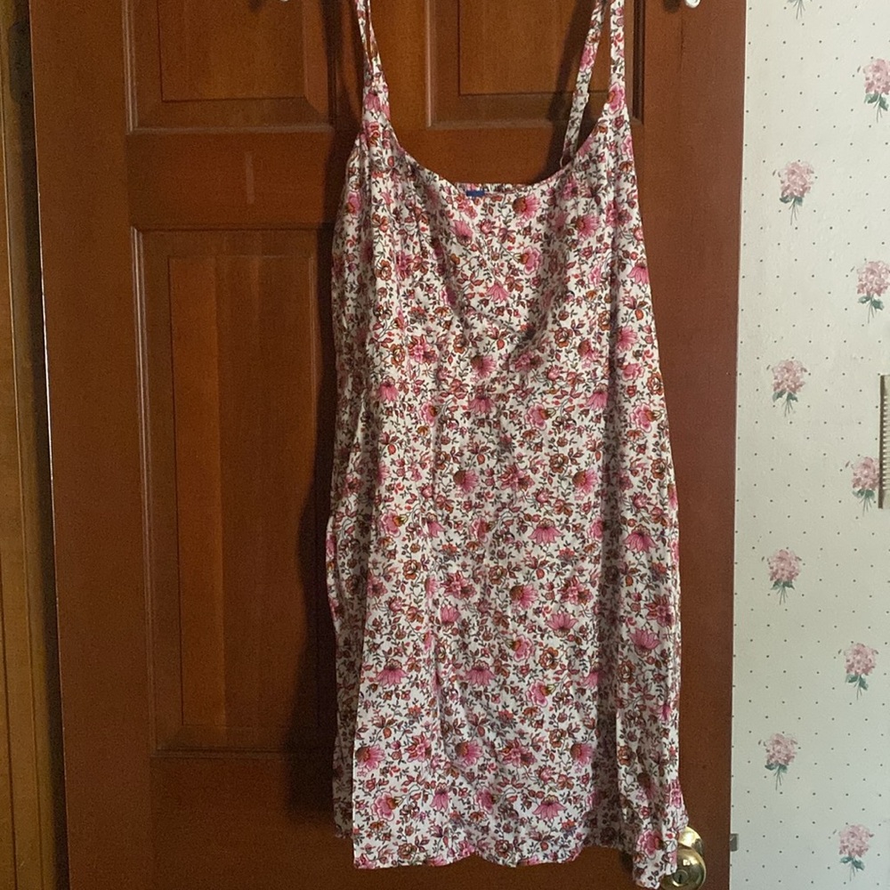 Spaghetti strap floral mini